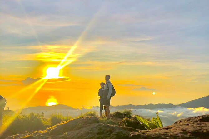 Mount Batur Sunrise Trekking and Hidden Waterfall - Mount Batur before dawn