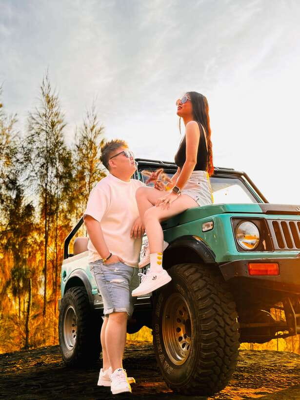 Mount Batur Sunset/Sunrise Jeep Tour & Natural Hot Springs - What the Mount Batur jeep ride is like