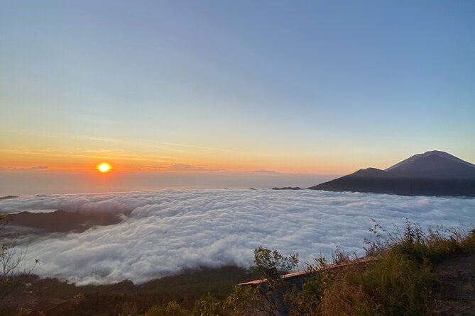 Mount Batur Trekking and Natural Hot Spring - All Inclusive Tour - Walking the crater rim after breakfast