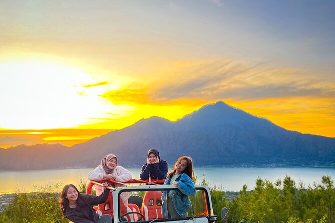 Mount Batur Trekking by 4wd Jeep - Cooling off at Toya Bungkah Natural Hot Spring