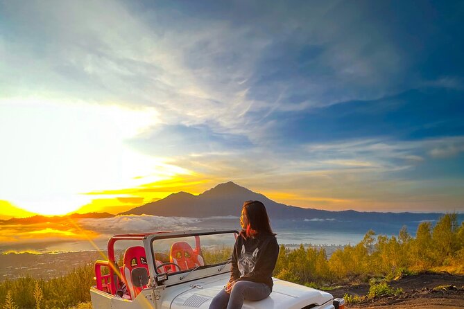 Mount Batur Trekking by 4wd Jeep - The Jeep ride up Mount Batur