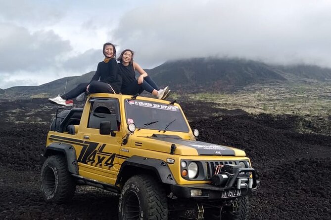 Mt Batur Sunrise 4WD Jeep Tours - Sunrise views and the black lava fields