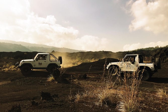 Mt Batur Sunrise 4WD Jeep Tours - Riding up Mount Batur before sunrise