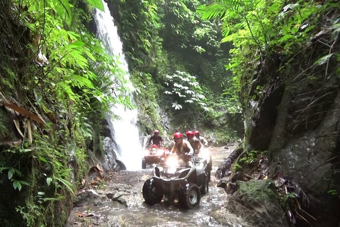OFFICIAL ATV KUBER - Tunnel, Waterfall, Rice Field, River, Jungle - Optional rafting and rope swing additions