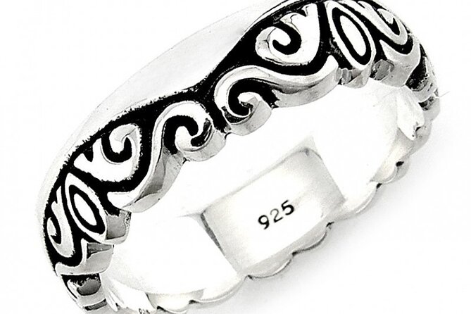 Private Traditional Bali Silver Jewelry Making Class - The middle of the class: cutting, stamping, and shaping