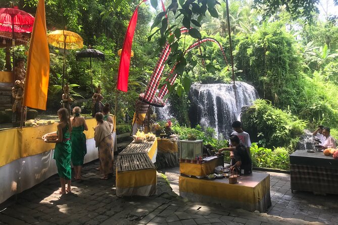 Purification Holy Bath at Beji Gria Waterfall - From your Ubud hotel to Beji Griya Waterfall