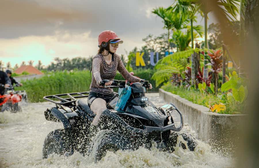 Quad Bike Bali With Tunnel & Waterfall Tour - Jungle, rivers, mud, and the waterfall stop