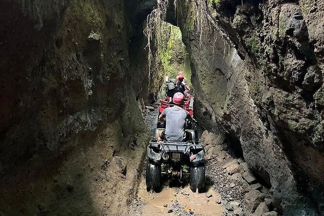 Quadbike Adventure with Tunnel and Waterfall Tour in Bali - Riding through Melinggih Kelod’s countryside