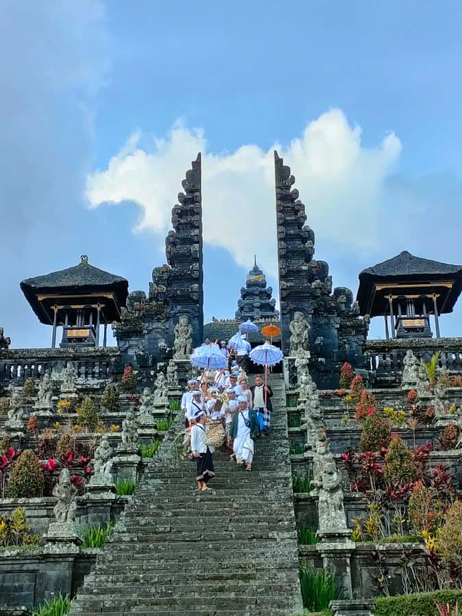Tour the island of Bali with expert tour guides in Spanish. - Kehen Temple and the giant ficus tree
