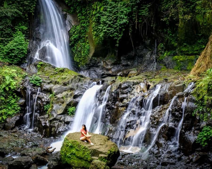 Ubud: 3 Spectacular Waterfalls In Ubud With Transfer - Taman Sari Waterfall and the natural pool