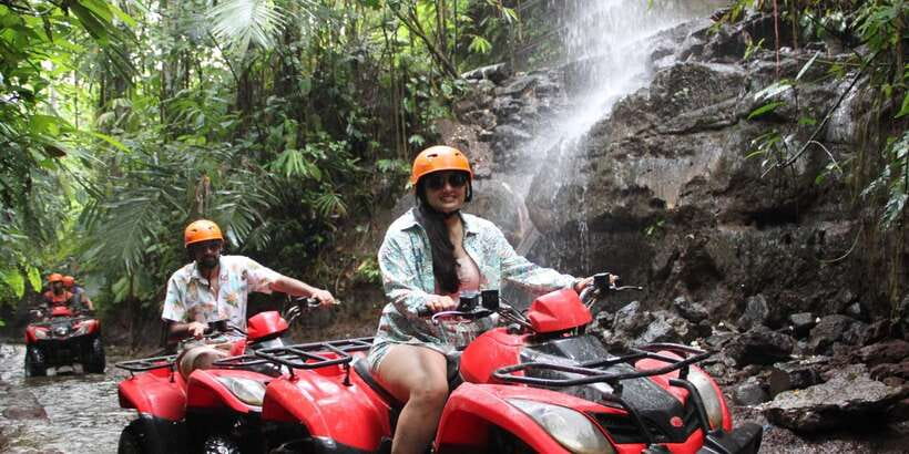 Ubud: ATV Quad Bike and Jungle Swing with Waterfall Tour - One day, three very different Bali activities