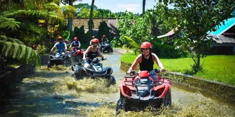 Ubud: ATV Quad Bike and Jungle Swing with Waterfall Tour - The ATV ride through jungle, paddies, and mud