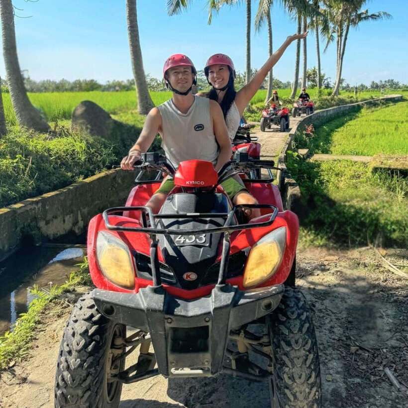 Ubud: ATV Quad Bike and Water Rafting Trip with Lunch - Simple preparation for a wet, muddy day