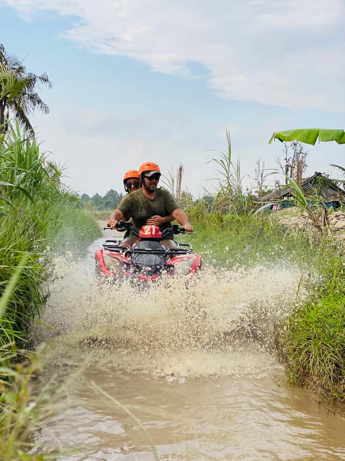 Ubud atv quad bike and white water rafting - Pickup from Ubud or Seminyak