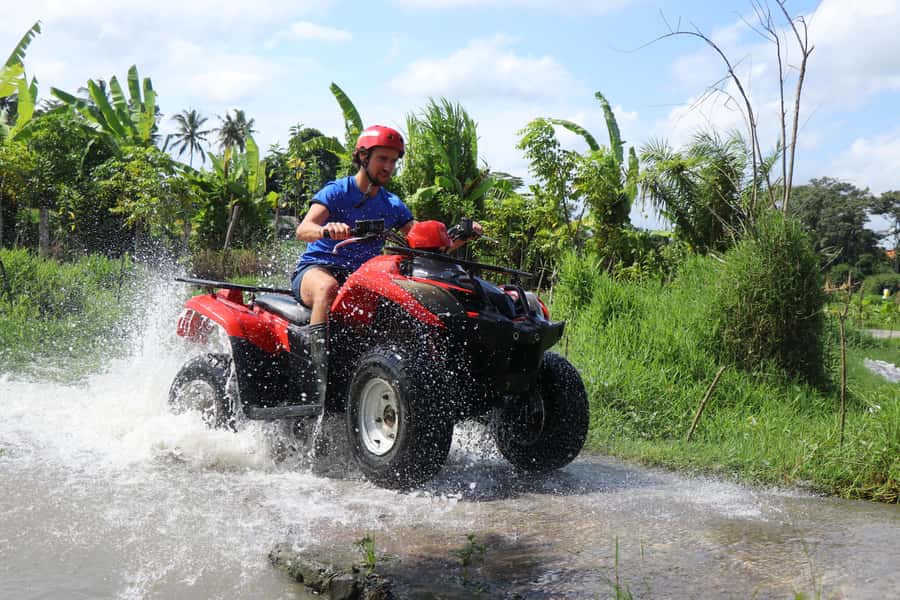 Ubud: ATV Quad Bike through river, rice fields & waterfall - What the $40 Ubud ATV ride really gives you