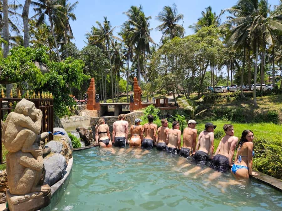 Ubud: ATV Quad Bike through river, rice fields & waterfall - Infinity-pool time is more than a quick photo stop