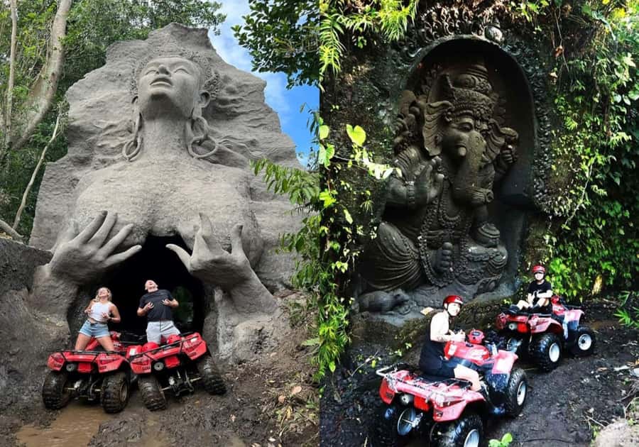 Ubud: ATV Quad Bike through river, rice fields & waterfall - What to wear and bring