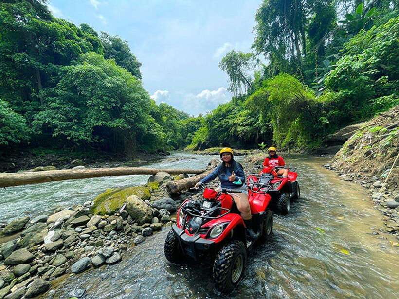 Ubud: Atv Ride In Jungle, Cave, Waterfall With Free Shuttle - The pickup areas and arrival process