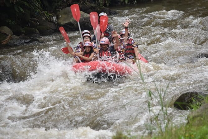 Ubud Ayung River Rafting with Meeting Point or Pickup - Waterfalls, Cliff Carvings, and Rice Terraces