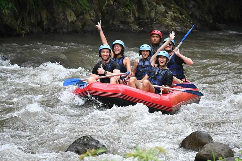 Ubud Ayung White Water Rafting Bali with Lunch - Preparing for wet clothes and wet shoes