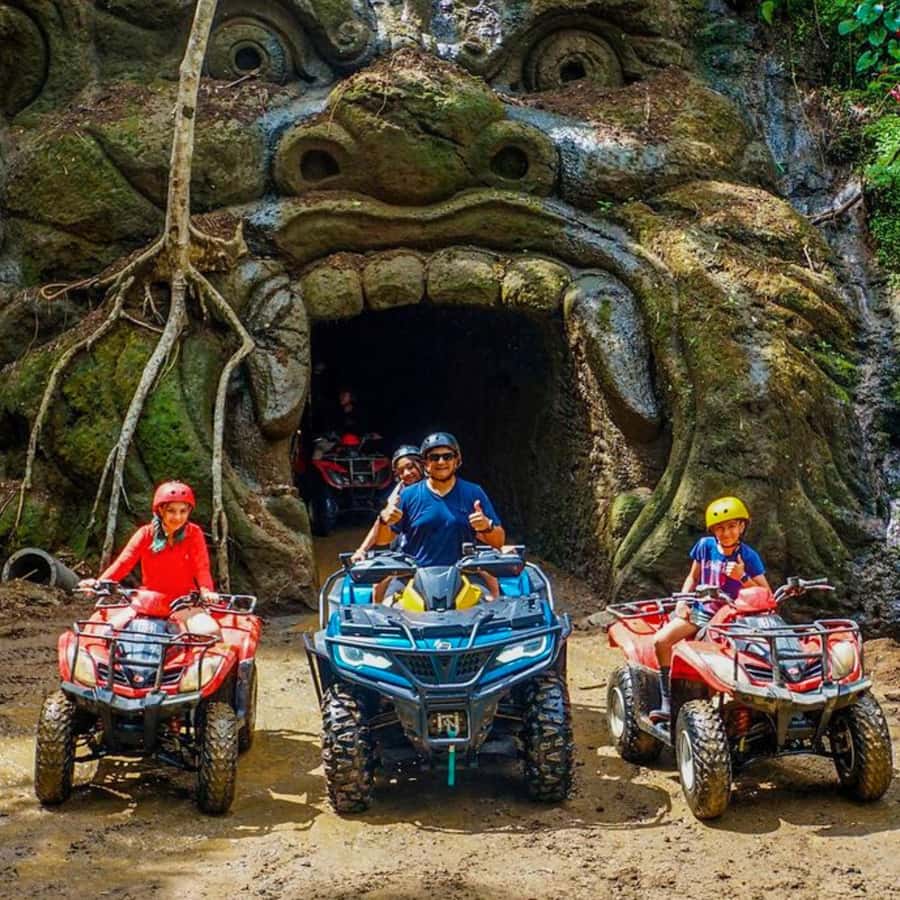 Ubud Bali ATV Alasan Adventure Gorila Cave & Cretya Pool Bar - Key points to know before booking