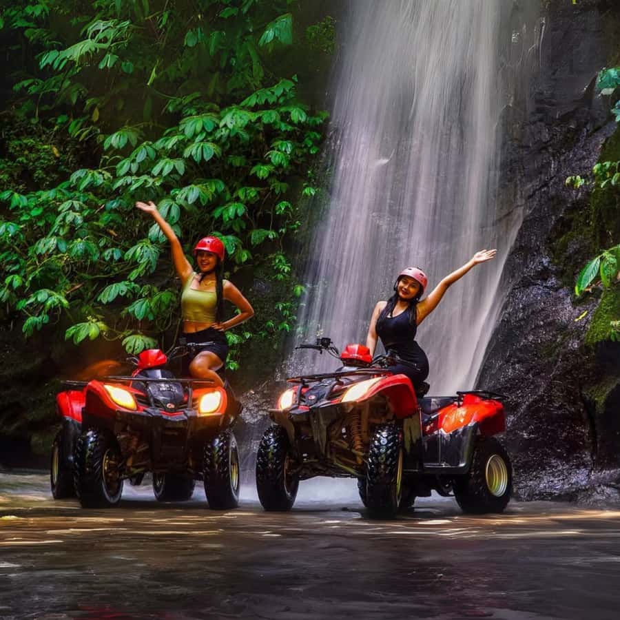 Ubud Bali: Kuber ATV Quad Bike with Long Tunnel & Waterfalls - The 90-minute ride through jungle and rice fields