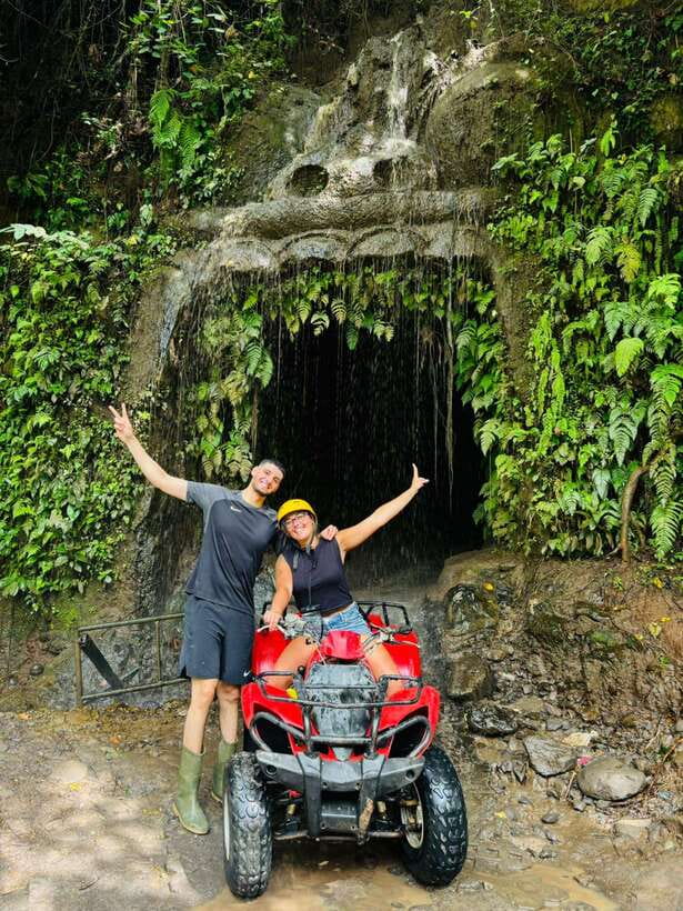 Ubud: Barong Face Cave ATV Quad Bike Ride With Lunch - Key points at a glance
