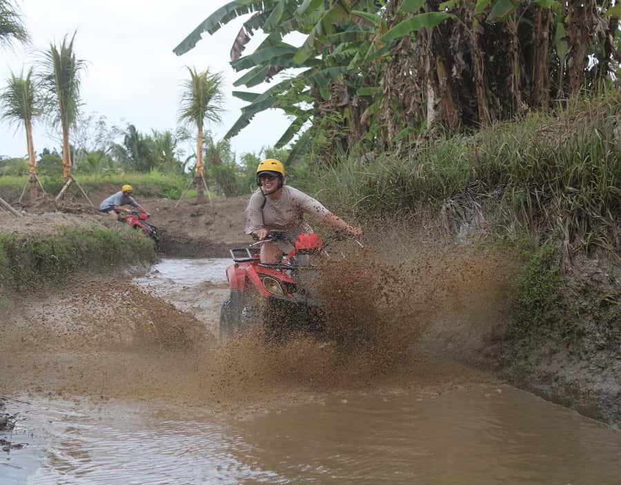 Ubud: Beji River Adventure ATV with Private Tracks - A muddy ATV ride through Ubud’s countryside