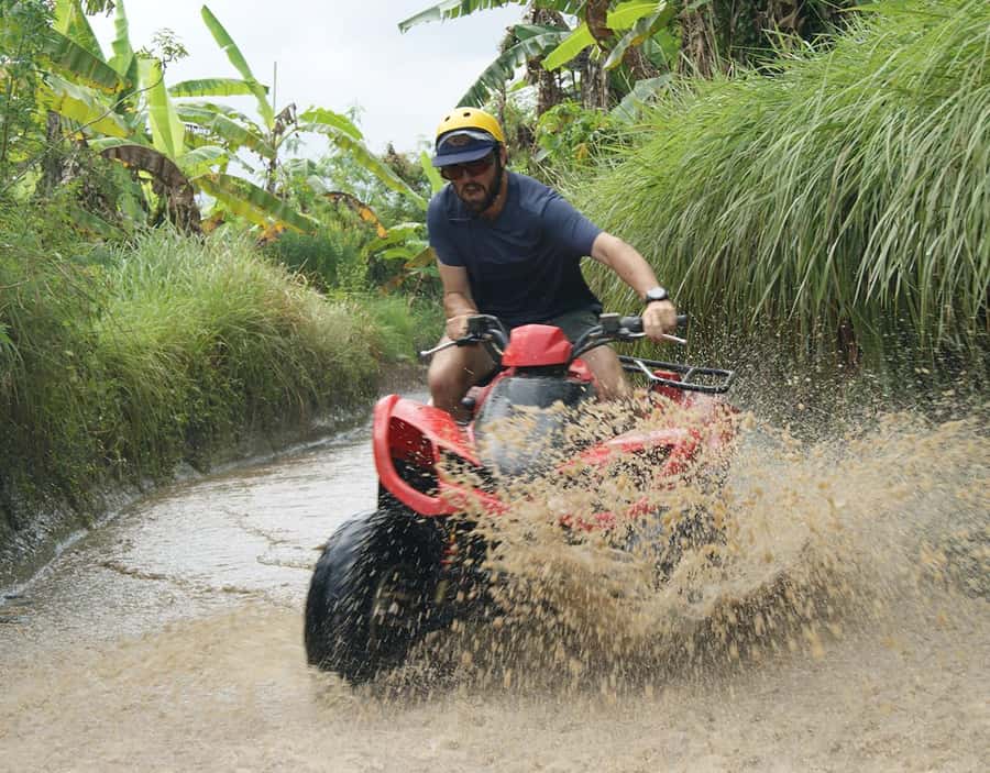 Ubud: Beji River Adventure ATV with Private Tracks - From the Gorilla Face Cave to the Ayung River