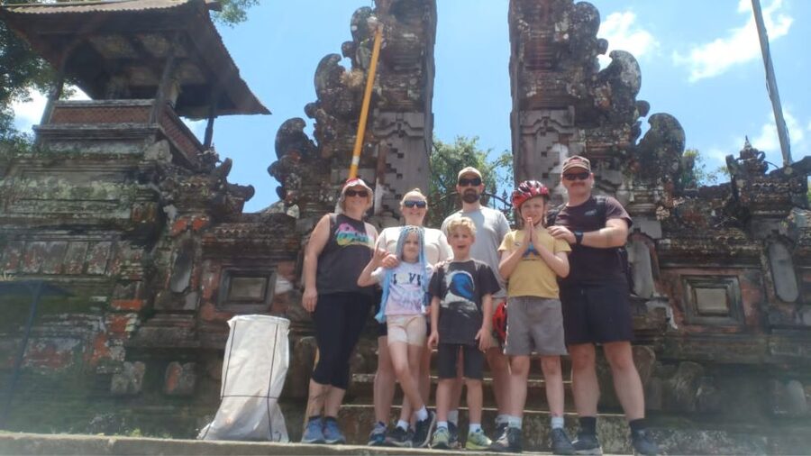 Ubud: Downhill Countryside Cycling From Kintamani - Lunch with rice-field views and a swimming pool