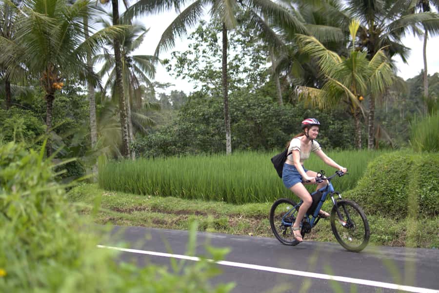 Ubud: E-Bike Tour with Rice Terrace and Village Visit - What the riding is really like