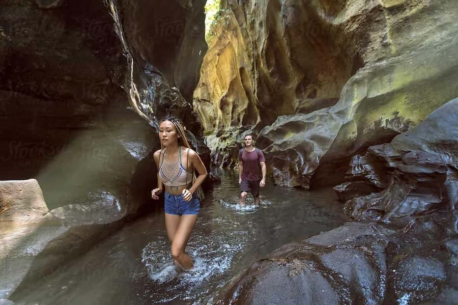Ubud: Gorilla Cave Tunnel ATV & Beji Guwang Hidden Canyon - Two Bali adventures in one day