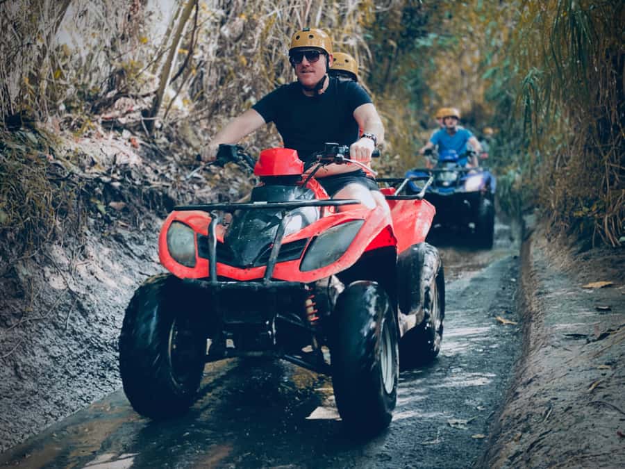 Ubud: Gorilla Face ATV & Batur Natural Hotspring with Lunch - Two Bali experiences in one day