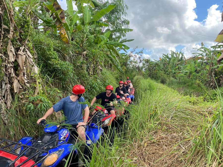 Ubud: Gorilla Face Quad Bike, Jungle Swing, Waterfall & Meal - Lunch, showers, and the useful finish
