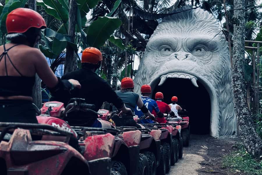 Ubud: Guided ATV Quad Bike Jungle Adventure with Lunch - The ride itself: mud, jungle, rice fields, and tunnels