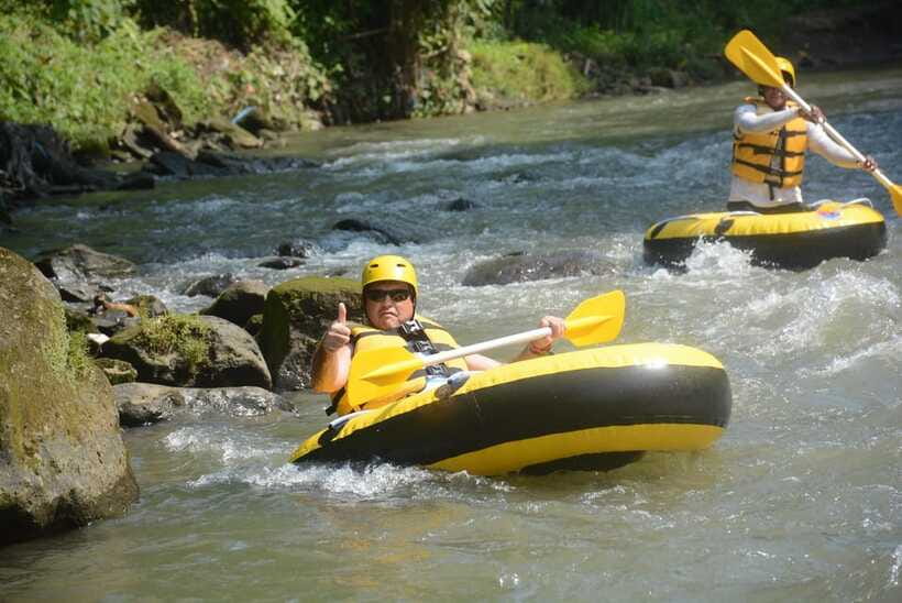 Ubud: Hidden Canyon, Waterfall, River Tubing Adventure Tours - Transport and drop-off choices