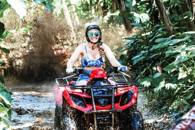Ubud Jungle, River, Bamboo Forest and Muddy Quad Bike Tours - Rivers, irrigation channels, and waterfalls