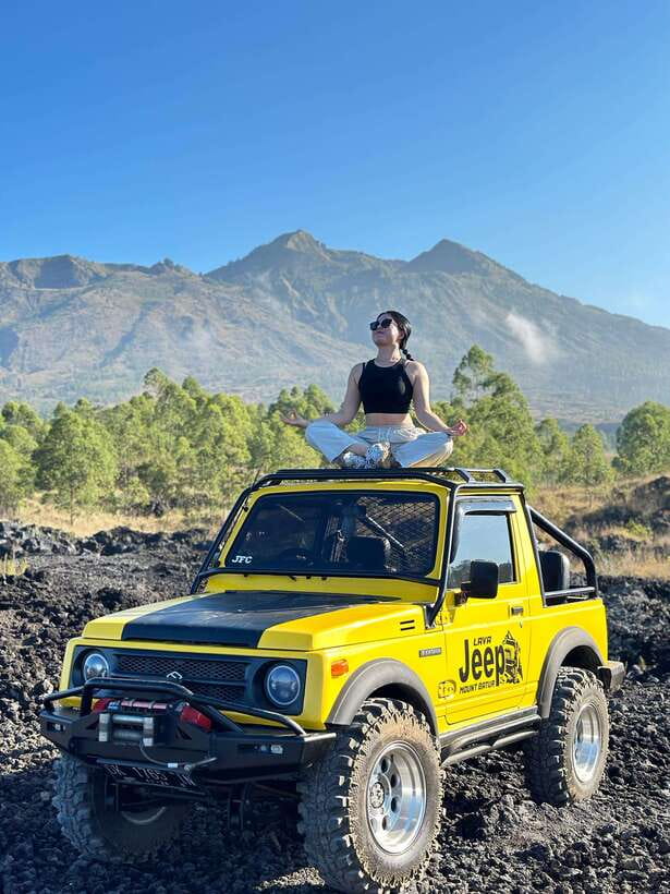 Ubud: mount.batur sunrise jeep with breakfast and hot spring - What the $15 price really offers
