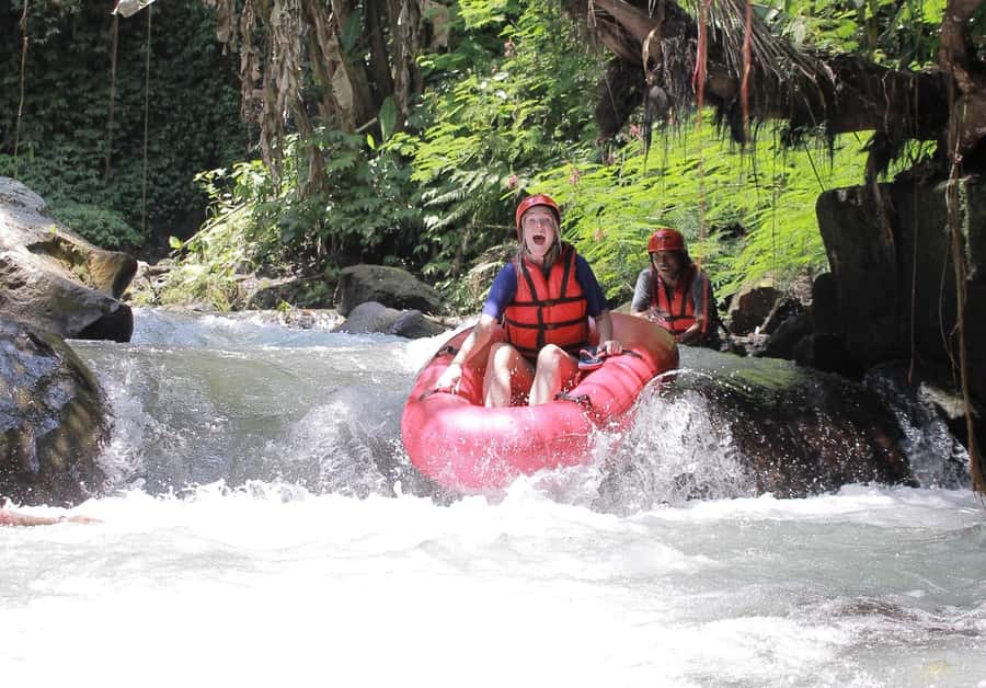 Ubud: Pakerisan Jungle River Tubing Adventure with Lunch - Key points at a glance