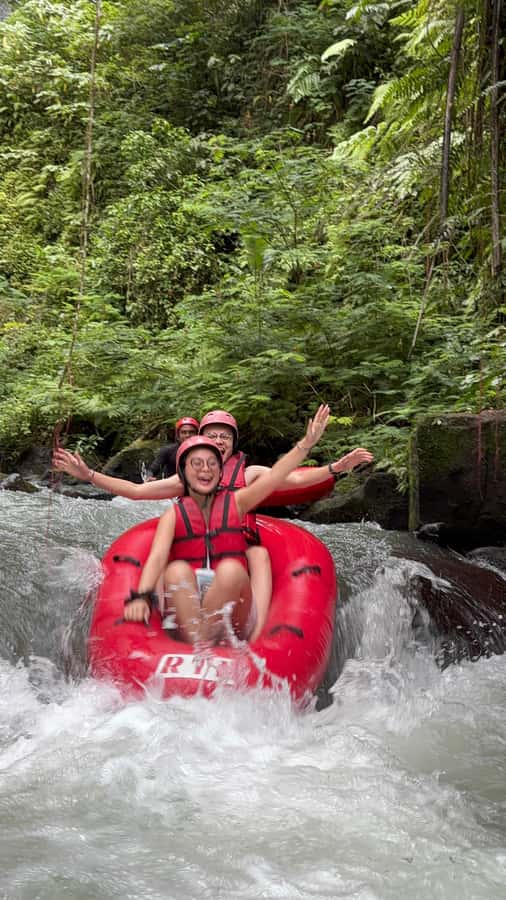 Ubud: Pakerisan Jungle River Tubing Adventure with Lunch - Safety briefing, gear, and getting ready