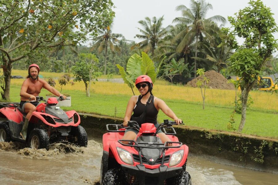 Ubud Quad Bike Tour with Waterfall, Long Tunnel, and Lunch - Helpful service from the transport team