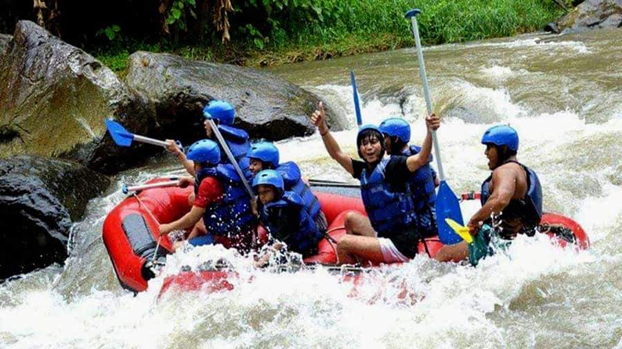Ubud Rafting with Hotel Transfers and Lunch - Safety briefing at Mahkota Rafting Bali