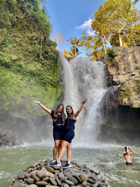 Ubud rice terrace, waterfall, and temple guided trip Bali - Two Waterfalls, Two Different Moods