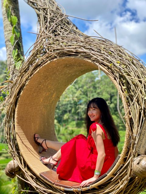 Ubud rice terrace, waterfall, and temple guided trip Bali - Tirta Empul and Bali’s Living Rituals