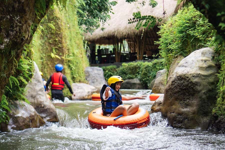 Ubud: River Cave Tubing Adventure with Lunch - The guides are part of the attraction