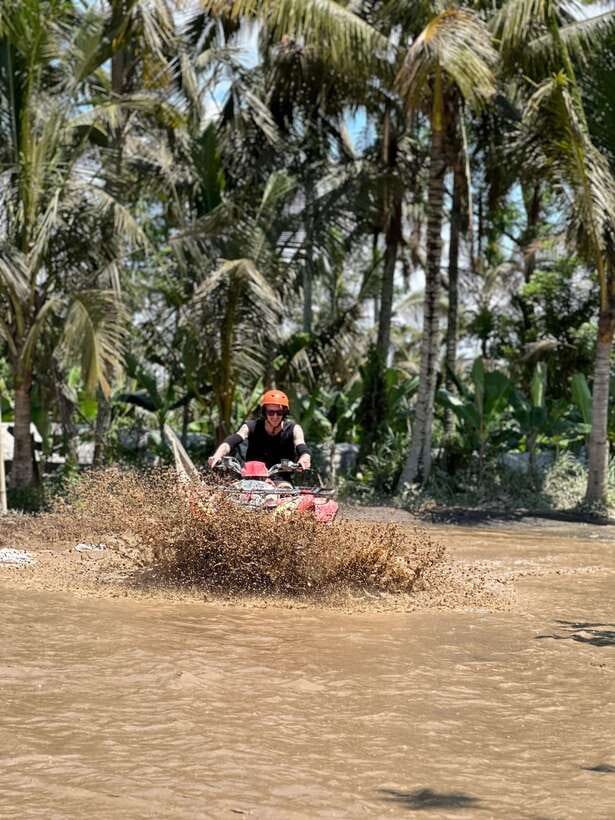 Ubud: Sacred Monkey Forest & Barong Cave ATV with Meal - Lunch, water, and the practical side of a muddy ride