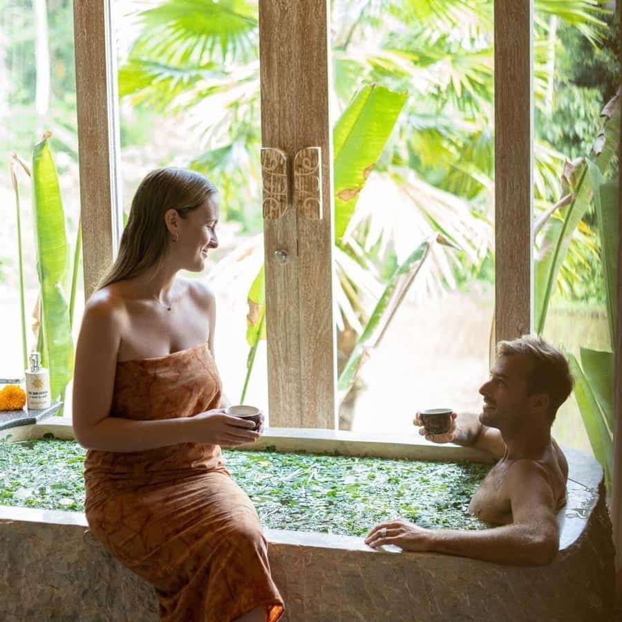 Ubud: Tejas Spa Unagi Massage & Flower Bath E-Voucher - A quiet spa setting inside Adiwana Unagi Suites