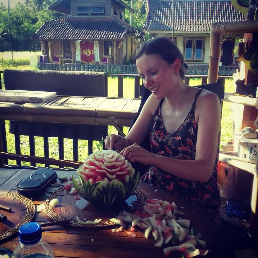 Ubud: Three- hour Balinese Decorative Fruit Carving Class - The teacher makes the difference