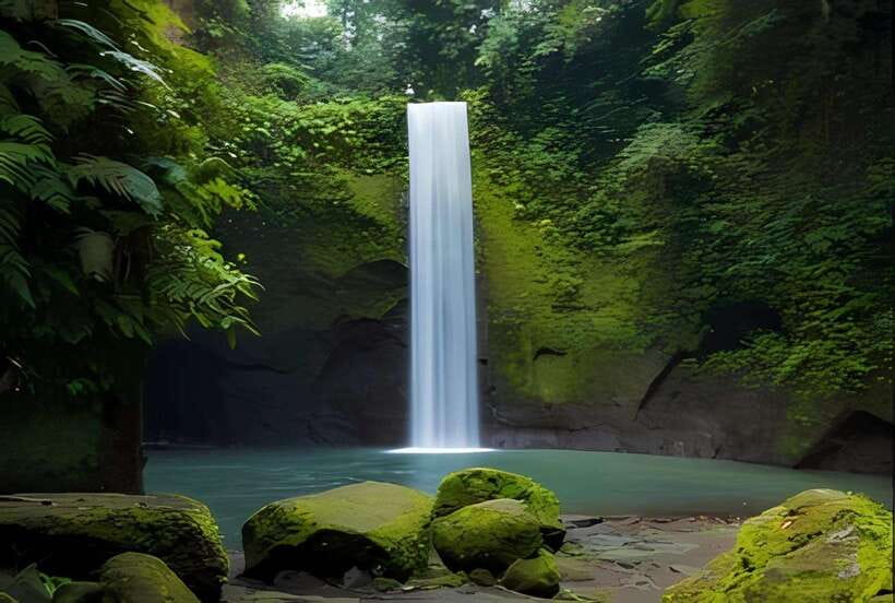 Ubud: Water Temple, Rice Terrace, and Waterfalls Tour - Tegallalang Rice Terrace, Bali’s famous green steps