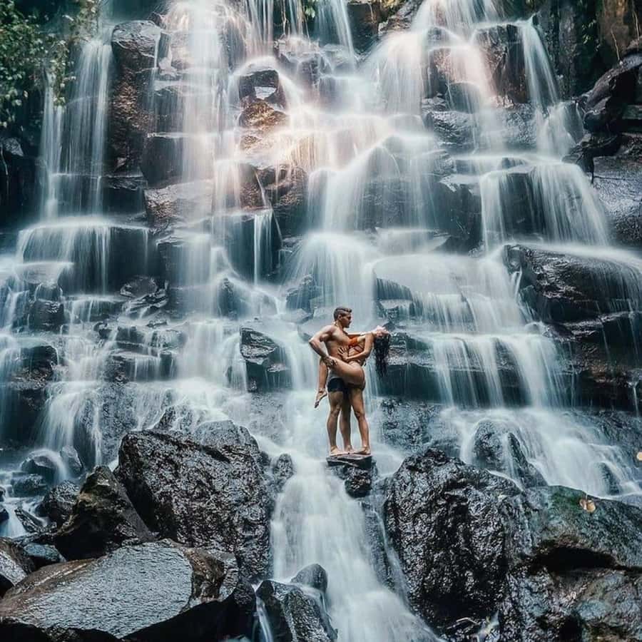 Ubud: Water Temple, Rice Terrace, Waterfall, Private Tour - Tirta Empul: approach the holy bath with respect